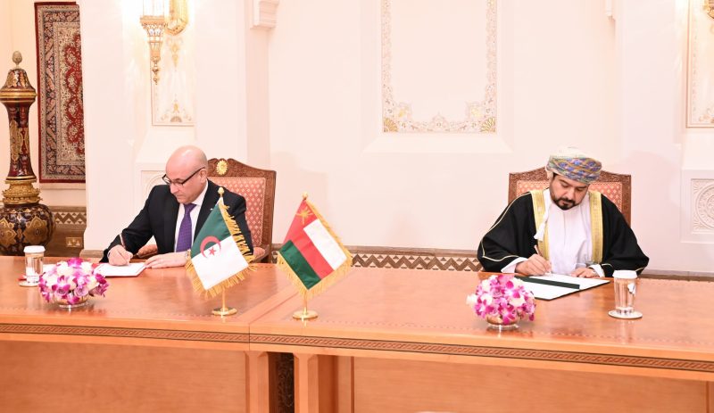 Oman and Algeria sign eight agreements