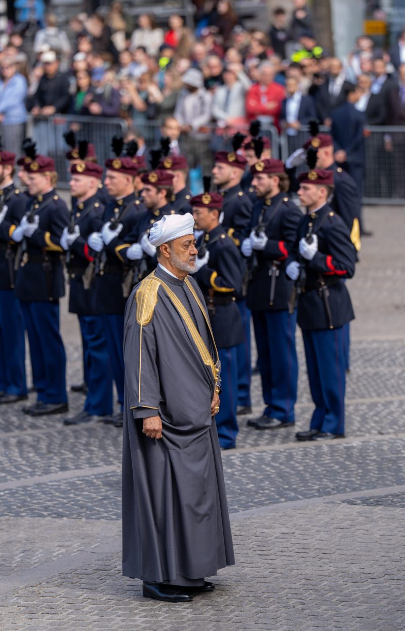 His Majesty The Sultan visits National Monument in Amsterdam