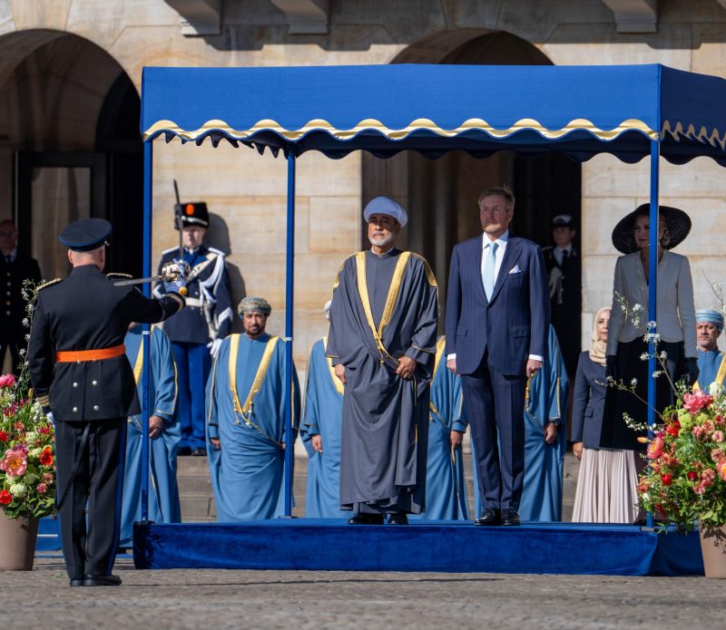 Official reception for His Majesty in the Netherlands