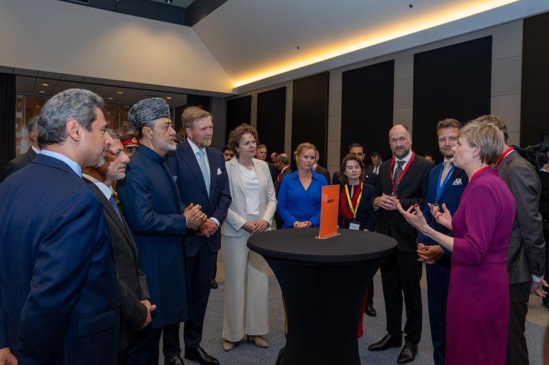 His Majesty meets heads of major Dutch companies
