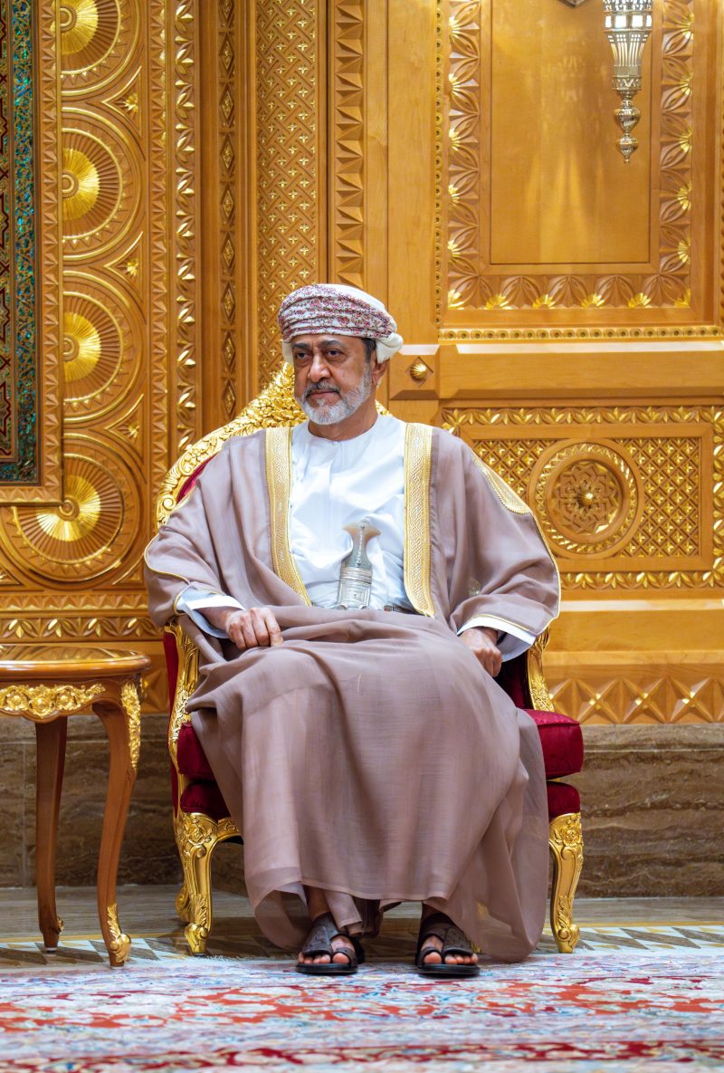 His Majesty receives the Ruler of Sharjah
