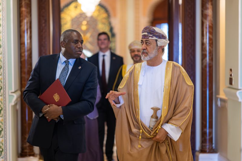 His Majesty receives UK Foreign Secretary