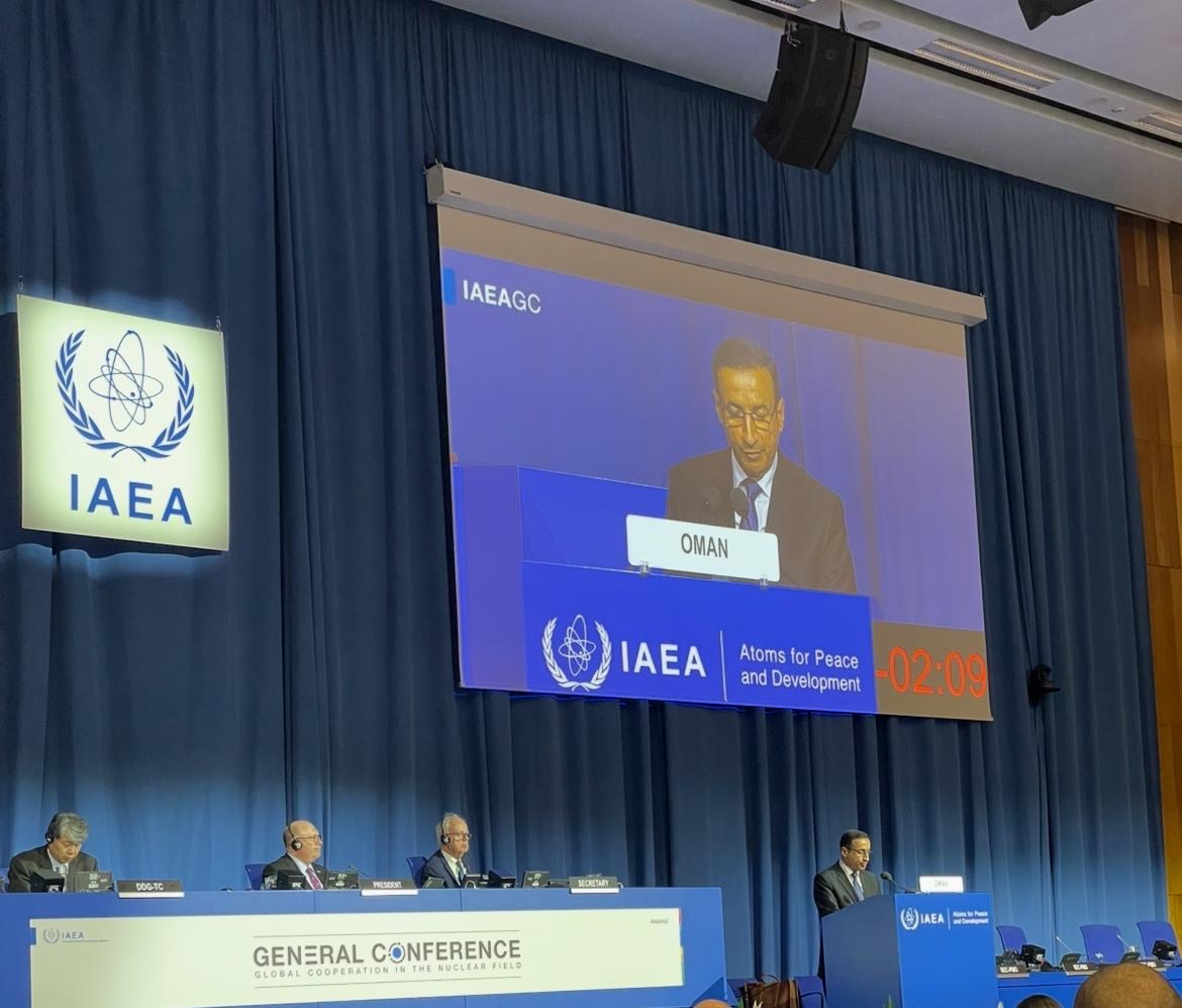 سلطنة عُمان تؤكّد على استمرار التعاون مع الوكالة الدولية للطاقة الذرية
