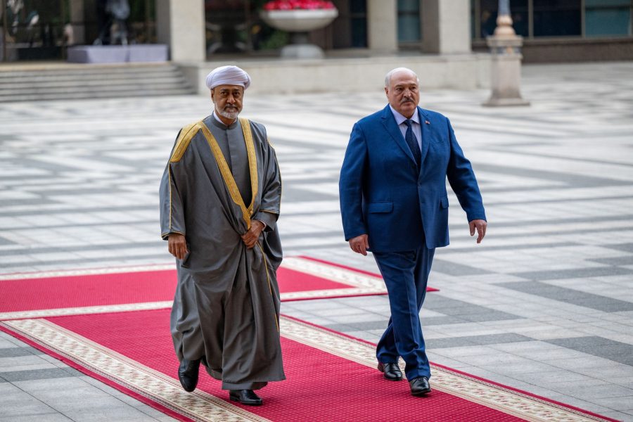 His Majesty arrives in Belarus