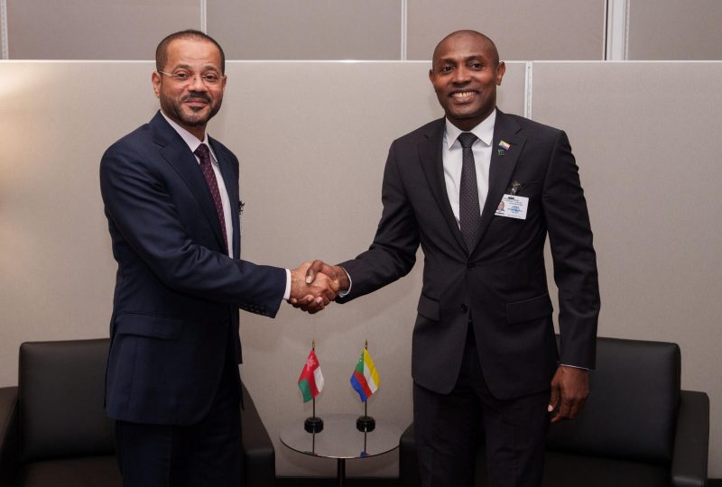 معالي السيد وزير الخارجية يلتقي وزير خارجية جمهورية القمر في نيويورك