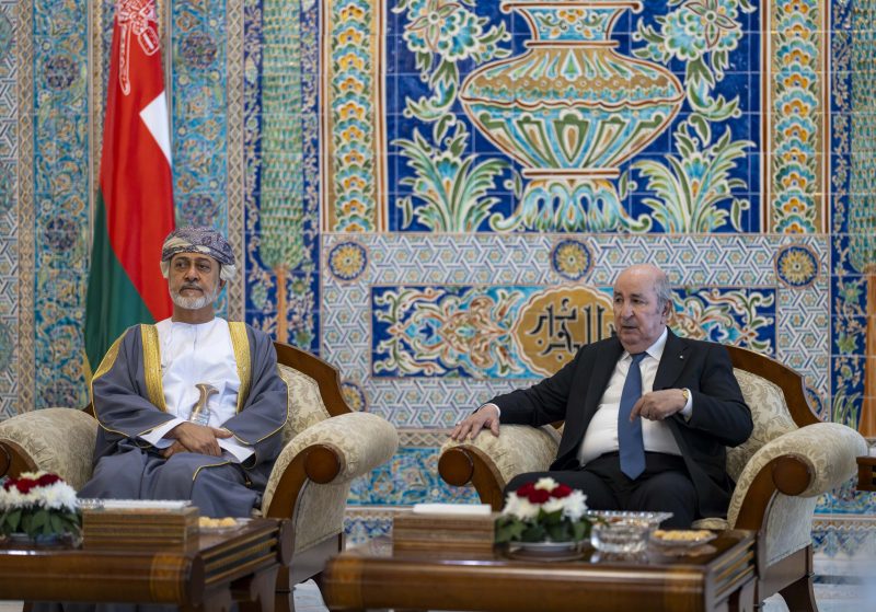 His Majesty departs Algeria