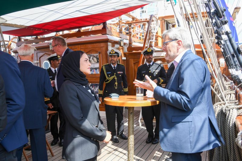 الدنمارك: سفيرة سلطنة عمان تستقبل السفينة شباب عمان الثانية
