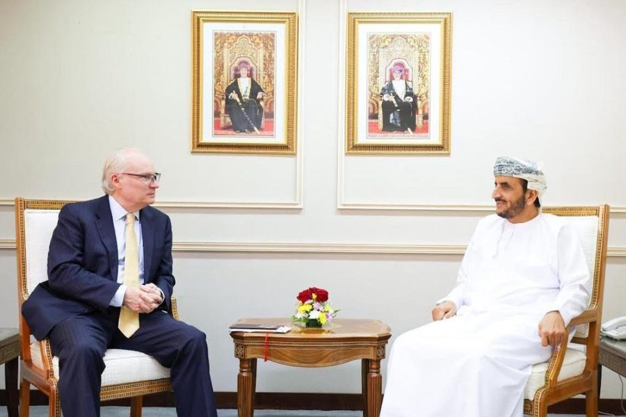 HEKhalifa_AlHarthi, US Envoy Discuss Situation in Yemen