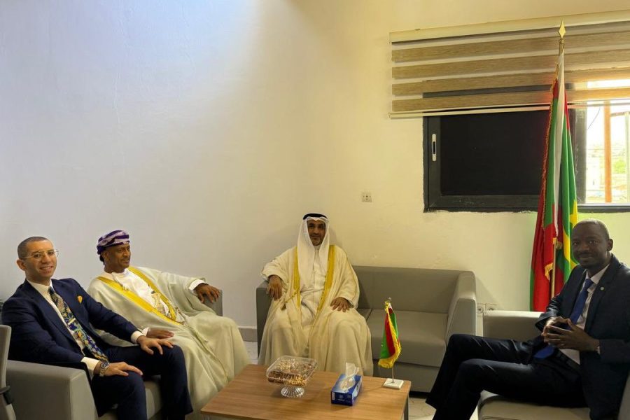 Mauritania: Oman's Ambassador at minerals Minister meeting with Arab ambassadors