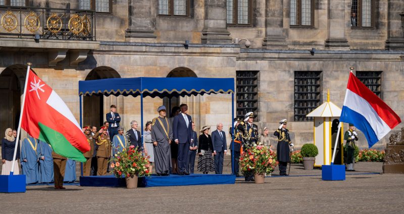 Official reception for His Majesty in the Netherlands