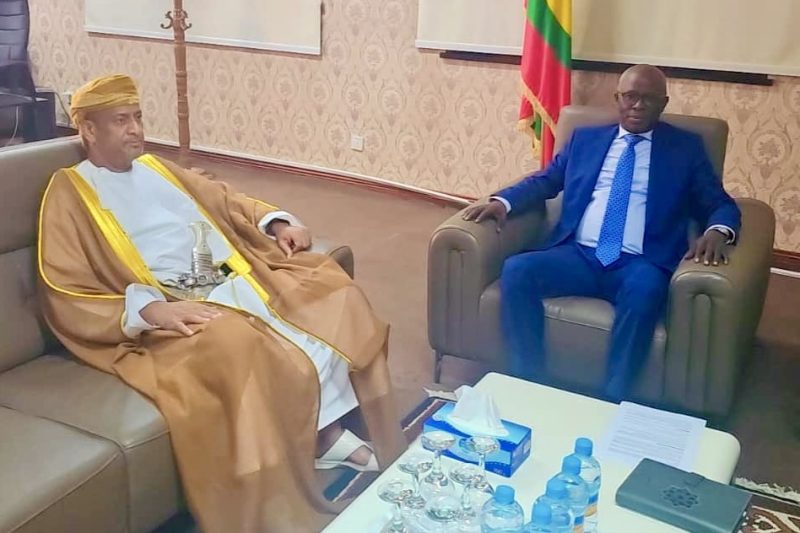 Oman Head of Mission in tNouakchott visits General Secretary of Mauritanian Foreign Ministry.