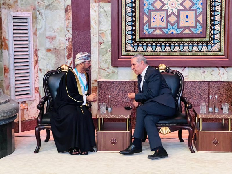 وزيرُ الخارجية يبحث مع نائب رئيس دولة فلسطين تطوُّرات القضية الفلسطينية