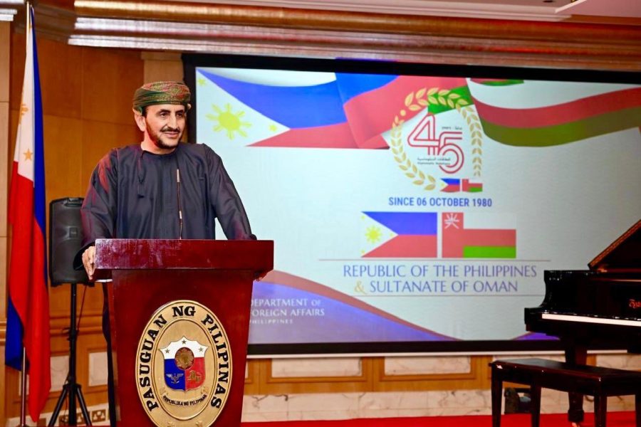 Ceremony marking 45 years of diplomatic relations Between Oman and the Philippines