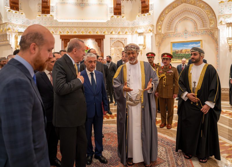 His Majesty and Turkish President hold private meeting