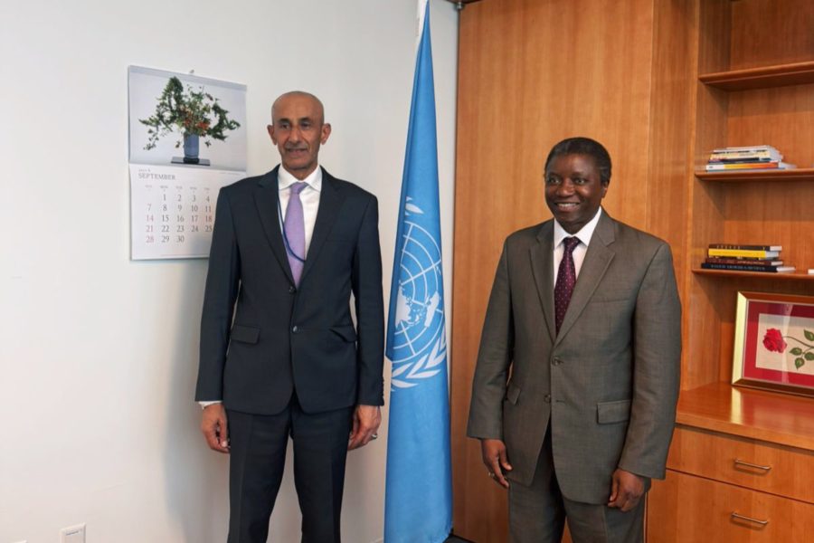 رئيس الأكاديمية الدبلوماسية بوزارة الخارجية يلتقي المستشار الخاص للأمين العام للأمم المتحدة