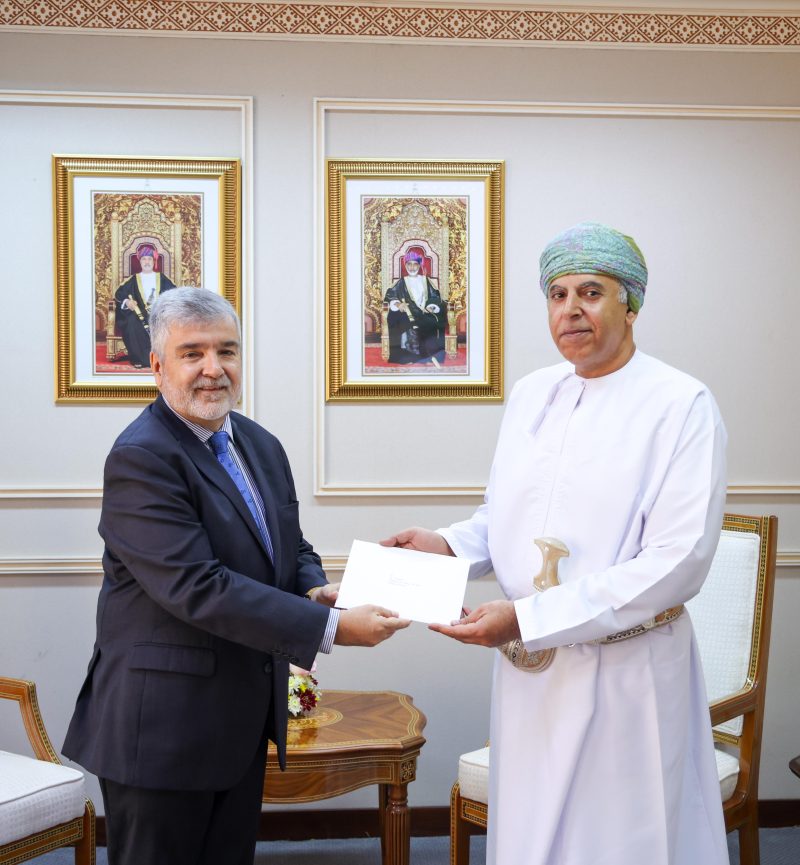 Undersecretary for Administrative and Financial Affairs receives Ambassadors