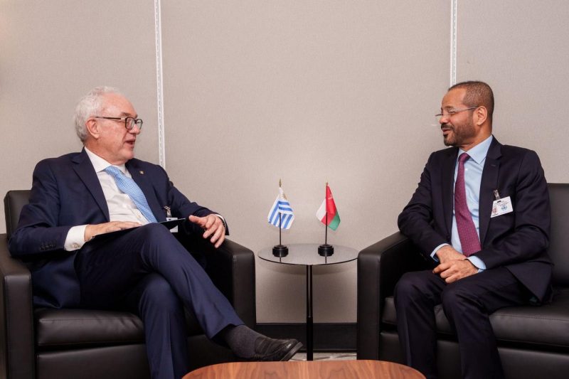 معالي السيد وزير الخارجية يلتقي وزير خارجية الأوروغواي في نيويورك