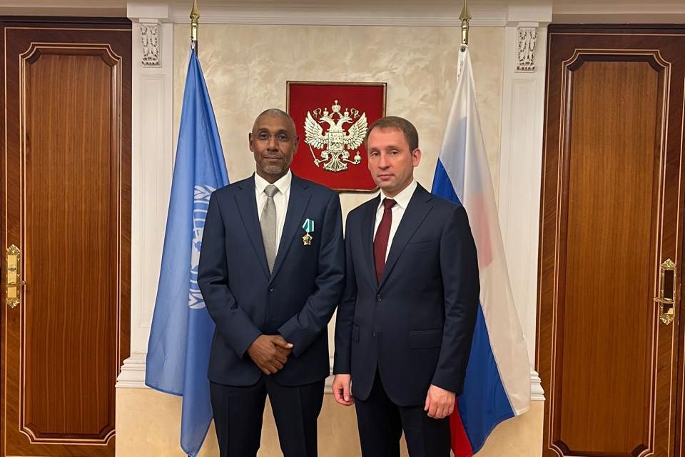 New York: The Russian Federation awards the Order of Friendship to Ambassador Dr., Member of the UN Commission on the Limits of the Continental Shelf