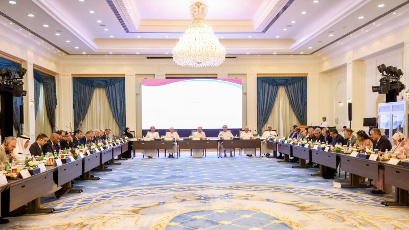 معالي وزير الخارجية في الاجتماع السنوي مع أصحاب السعادة السفراء ورؤساء البعثات الدبلوماسية والمنظمات الدولية لدى سلطنة عُمان