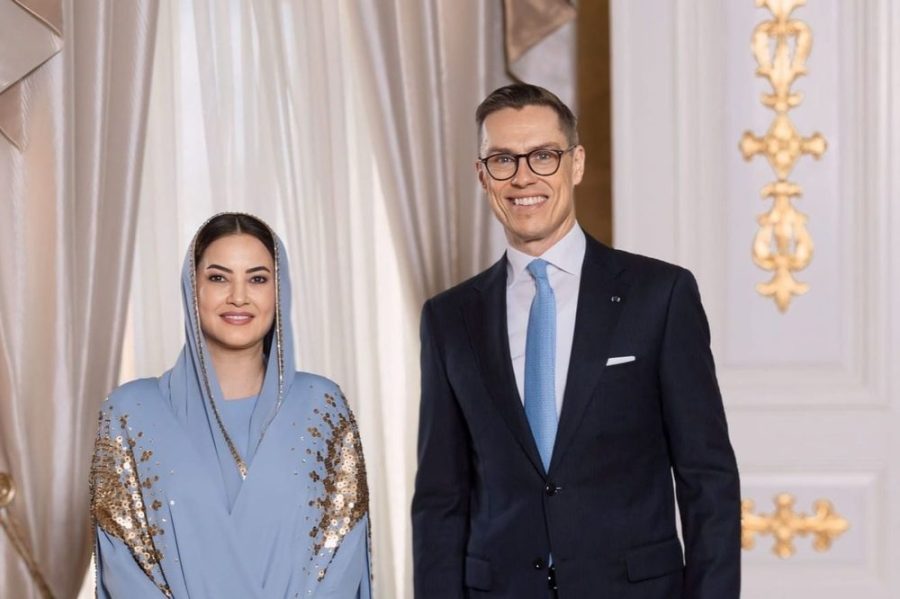 The Ambassador of the Sultanate of Oman presents her credentials to her sources