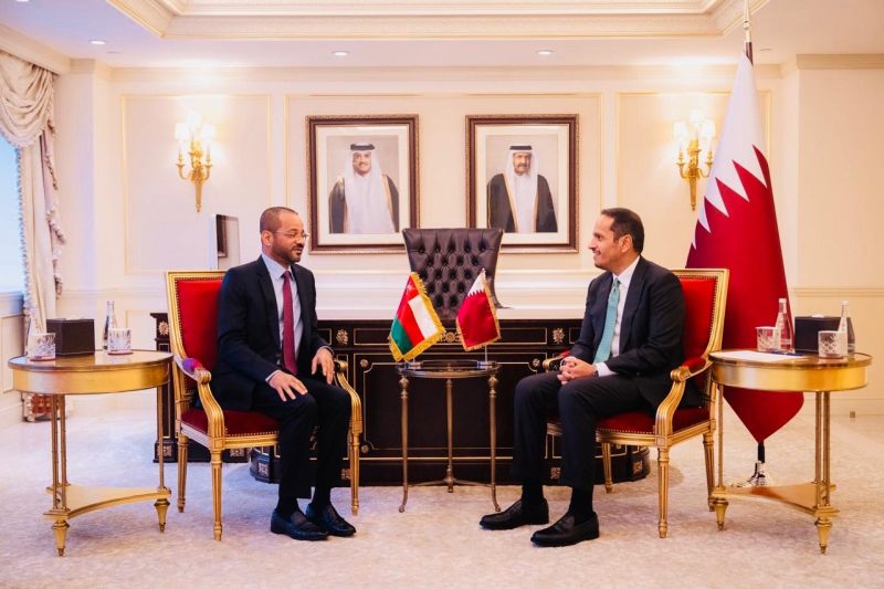 معالي السيد وزير الخارجية يبحث تطورات الأوضاع في المنطقة مع نظيره القطري في نيويورك