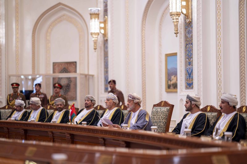 جلالةُ السُّلطان المُعظم والرئيسُ التّركي يعقدان جلسة مباحثاتٍ موسّعة