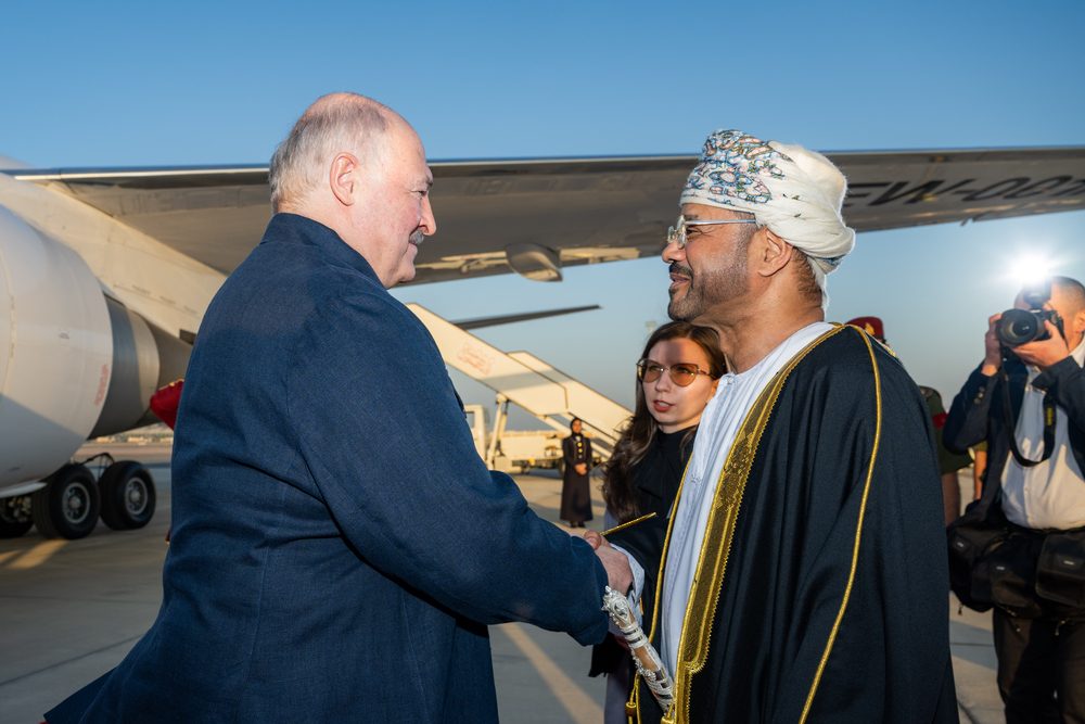 President of Belarus arrives in Oman