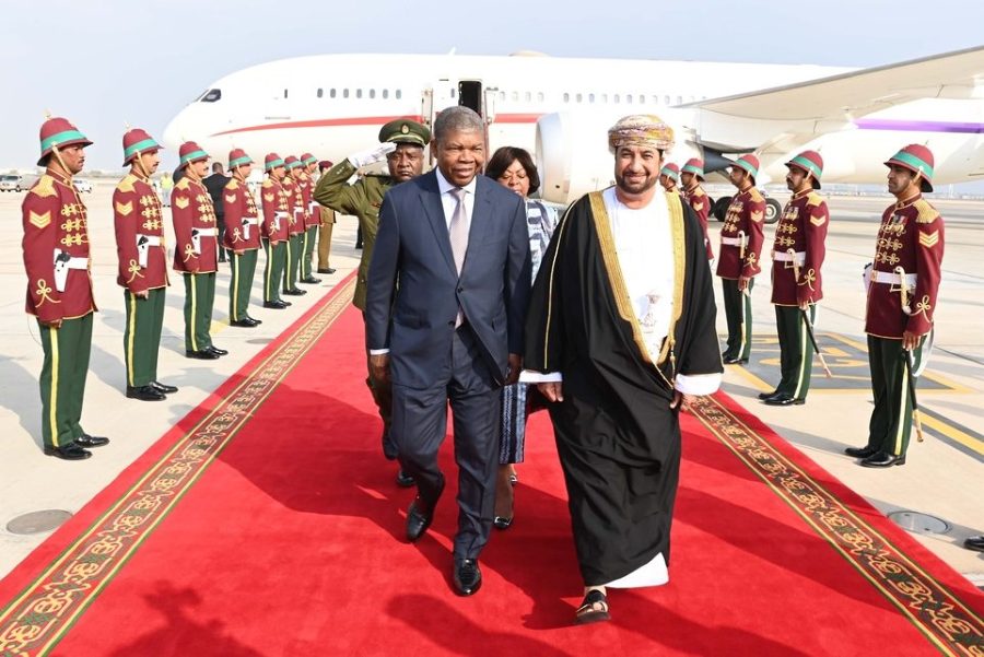 President of Angola arrives in Oman
