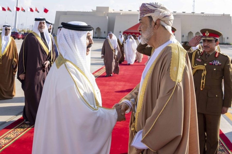 The King of Bahrain departs